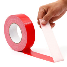 Hochwertiges schweres stark klebendes Gummi Easy Tear Gaffer Red Cloth Duct Tape